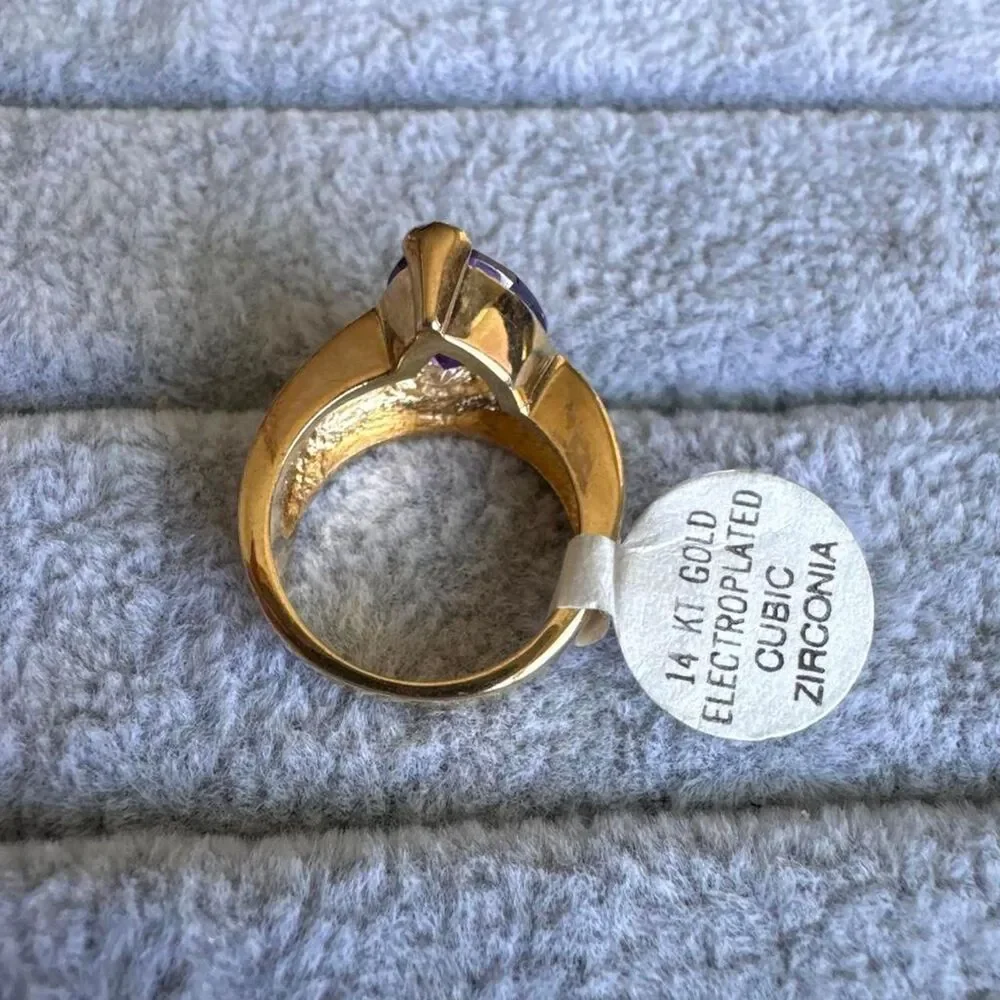 Unbranded Women's Purple and Gold Jewellery